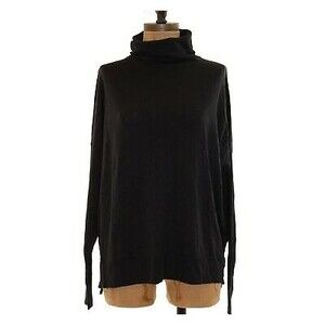 Press Nordstrom Turtleneck Sweater Top S Long Sleeve Lightweight Asphalt NWD B98